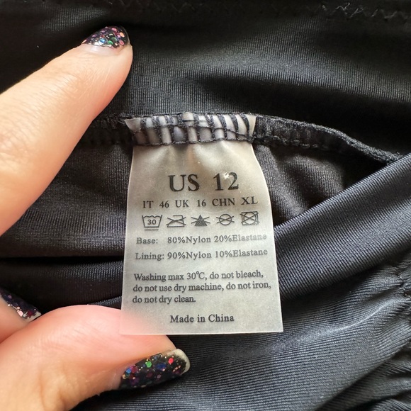 Retro Bathing Suit High Rise Bottoms - Picture 3 of 4